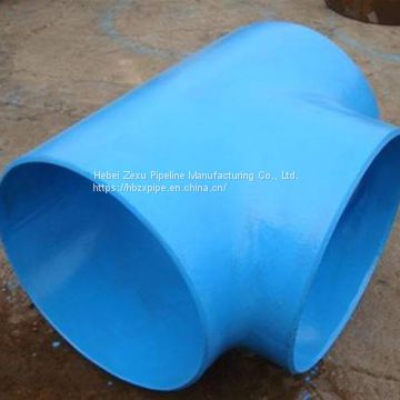 Alloy Steel Equal Tee Seamless Pipe Fitting Tee