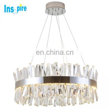 Hot Selling Stainless Steel led crystal ceiling lamp dining room modern chandelier