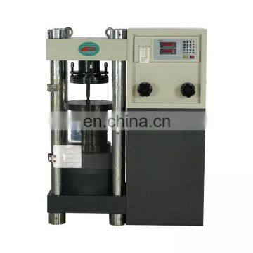 Stable cube concrete compression testing crushing machine