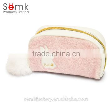 wholesaler promotional animal cheap cosmetic bag with zipper