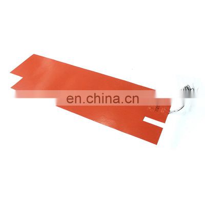 200w 250w Industrial flexible silicone rubber heated bed 600mm x 600mm 110v