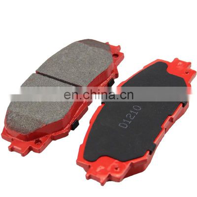 D1210 Auto spare parts high quality strong brake pads set for Japanese cars