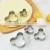 New 2021 Cute Stainless Steel Custom Shaped Small Theme Metal Cartoon Cookie Cutters