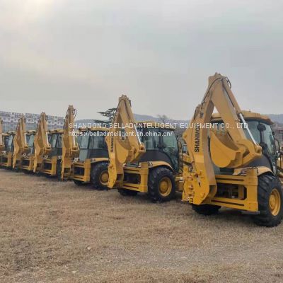 Good Performance Agricultural Use Multi-function 4WD hydraulic articulated 8 ton Backhoe Front Loader