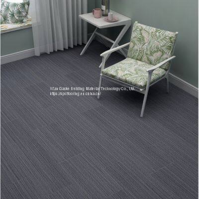 GKBM Greenpy SY-C1012 Eco-Friendly Waterproof Dark Grey Carpet 4mm Click Stone Plastic Composite SPC Flooring For Office