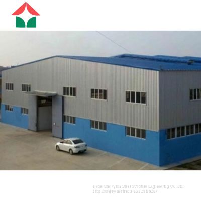 Light Two Story Shed prefabricated Steel Structure Workshop building materials for house finishing
