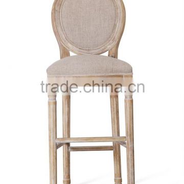 RCH-4010 Antique Louise Ghost Chair Wooden Bar Stool High Chair