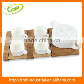 5/set hot custom ceramic bulk tea cup set(RMB)