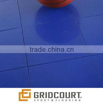 Indoor basketball court flooring