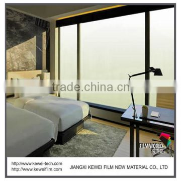 Waterproof switchable smart glass for hotel and shower room, Turn off keep in privacy