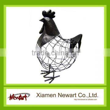 High quality metal outdoor garden cock decor