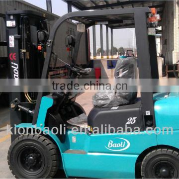 Baoli 2.5 ton gas new forklift price
