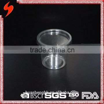 PET Manufacturer Plastic 150ml Sauce Cups with Flat Lids