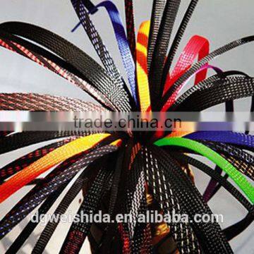 Heat shrinkable braided nylon sleeve air conditioning line