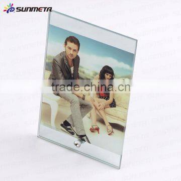 Sunmeta factory directly high quality blank sublimation glass photo frame BL-03