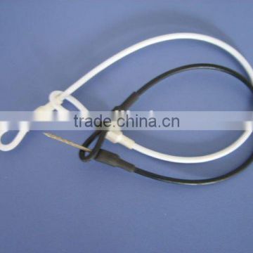 eas double loop lanyards with small groove/smooth pin