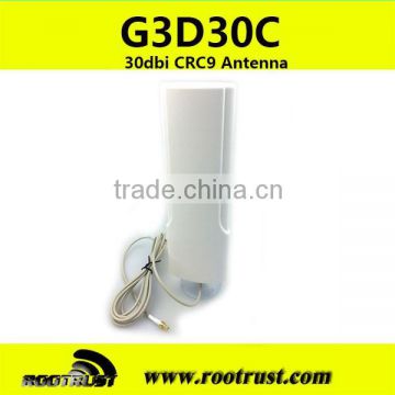 30dbi High-gain 3G CRC9 antenna with 2m cable for wireless network