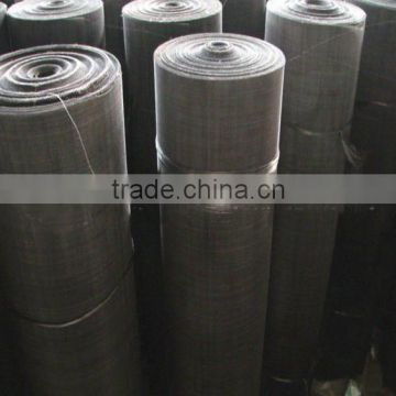 circular/round iron twill weave black steel wire mesh filter screen widely used in PLASTIC RECYCLE