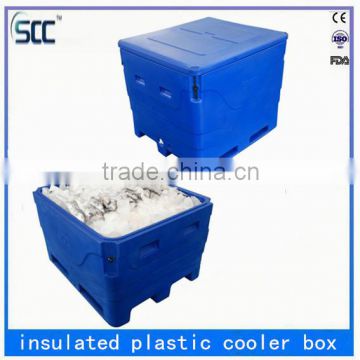 1000L Plastic rotomolding box, rotomolding insulated plastic cooler box