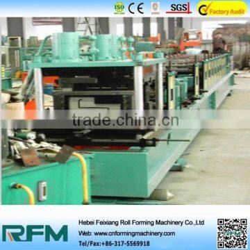 Purlin roll forming machine, interchangeable purlin roll forming machine