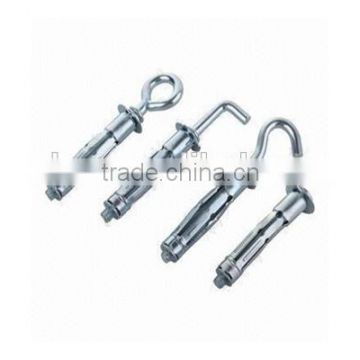 metal steel L hook style hollow wall anchor