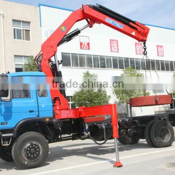 10ton knuckle boom Crane and Accessories,SQ200ZB4, hydraulic truck mounted crane.
