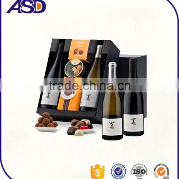 High Quality customer order accept fancy paper wine gift box
