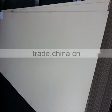 4.75mm two sided white melamine mdf board from Linyi