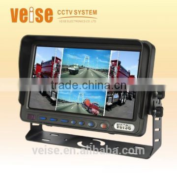 Veise quad reversing digital monitor with LCD screen anti load dump circuit protection