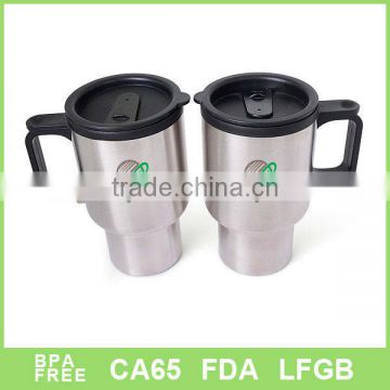 16OZ stainless steel coffee tumbler with handle