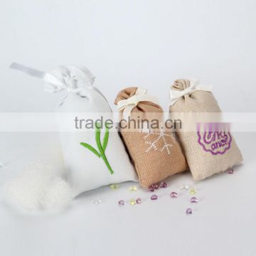 Custom cotton embroidered scented sachet fragrance sachet