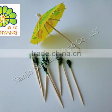 disposable flavored branded bamboo toothpicks