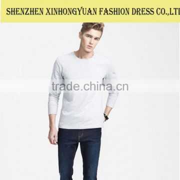 Wholesale custom men's long sleeve t shirt