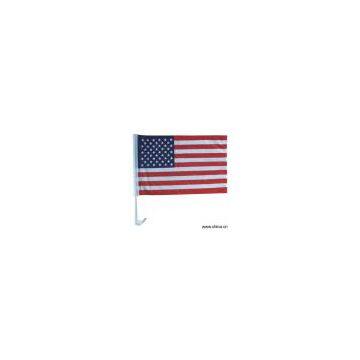 Sell American Car Flag with Pole