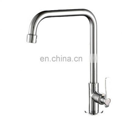 Modern Handle Single Lever Brass Pull Kitchen Sink Chrome Mixer tap