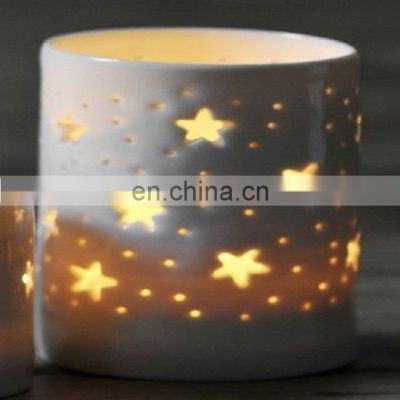star design tea light candle votive