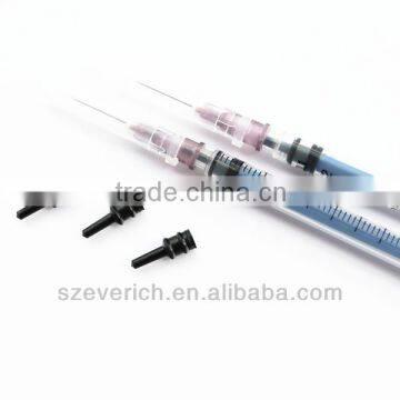 Syringe rubber piston