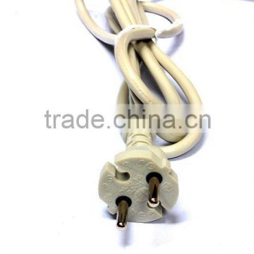 European VDE power cord with plug