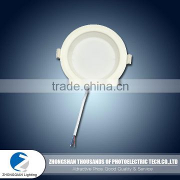 Various types 5w 8w 12w 22w PC round shell integrated 3w led downlight