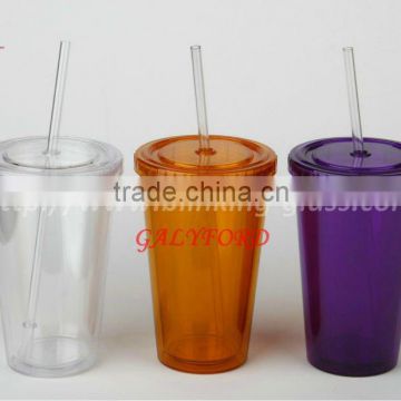 double wall plastic cup - 16OZ