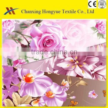 make to order supply type Polyester brushed pigment printed fabric for bed sheet,mattress,curtain