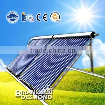 Aluminum alloy pressure solar collector Heat pipe pressurized solar collector for solar water heater