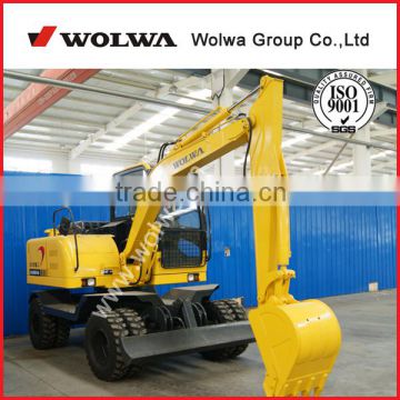 Chinese mini excavator for sale 6 ton wheel excavator DLS865-9A