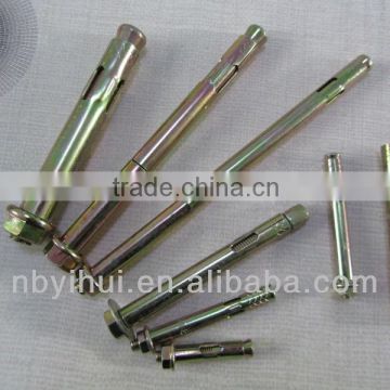 zinc plated Sleeve Anchors with hex nuts