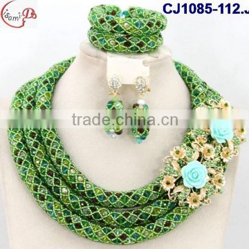 CJ1085 green Fashion and newest designed ghigh quality material beads jewelry