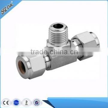 Male Branch Tee, compression tube fitting