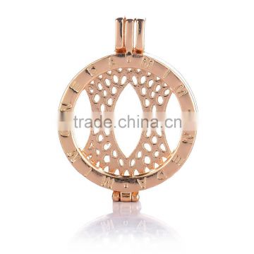 Cheaper Alloy Coins Pendants Coin Holder Fit 33MM Coins For DIY Jewelry Fashion Necklaces