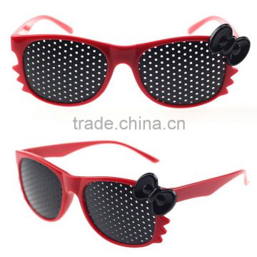 Fashion girl Retro Specs, Pinhole glasses, Party glasses, Sunglasses, Sticker pinhole glasses