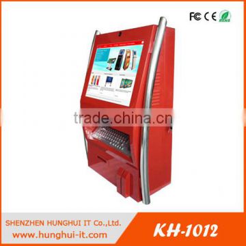 19-Inch Slim Touch Screen Information Wall Mounted Kiosk With Keyboard