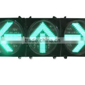 hot sale factory 400mm aluminum green led arrow traffic light